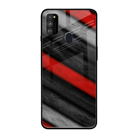 Soft Wooden Texture Samsung Galaxy M30s Glass Back Cover Online