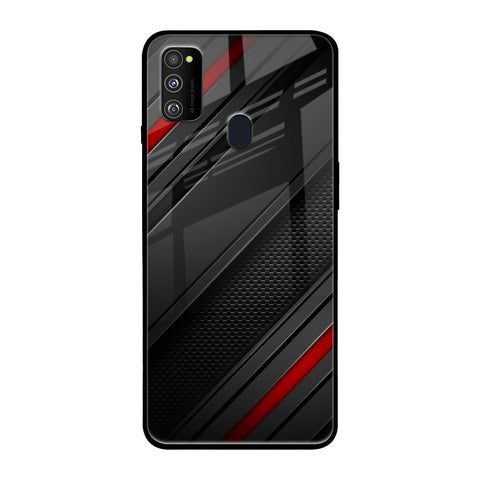 Modern Abstract Samsung Galaxy M30s Glass Back Cover Online