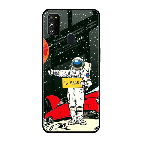 Astronaut on Mars Samsung Galaxy M30s Glass Back Cover Online