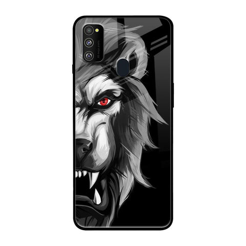 Wild Lion Samsung Galaxy M30s Glass Back Cover Online