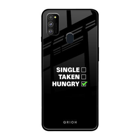 Hungry Samsung Galaxy M30s Glass Back Cover Online