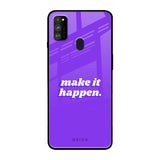 Make it Happen Samsung Galaxy M30s Glass Back Cover Online