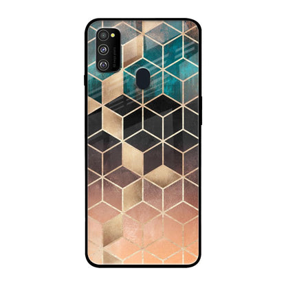 Bronze Texture Samsung Galaxy M30s Glass Back Cover Online