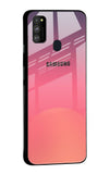 Sunset Orange Glass Case for Samsung Galaxy M30s