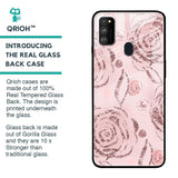 Shimmer Roses Glass case for Samsung Galaxy M30s
