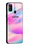 Colorful Waves Glass case for Samsung Galaxy M30s