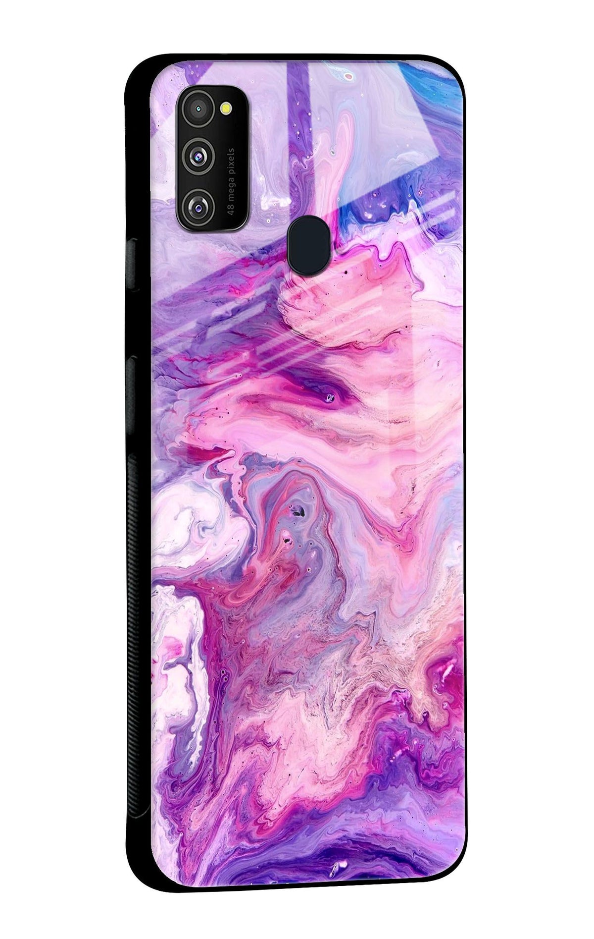 Cosmic Galaxy Glass Case for Samsung Galaxy M30s