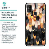 Bronze Abstract Glass Case for Samsung Galaxy M30s