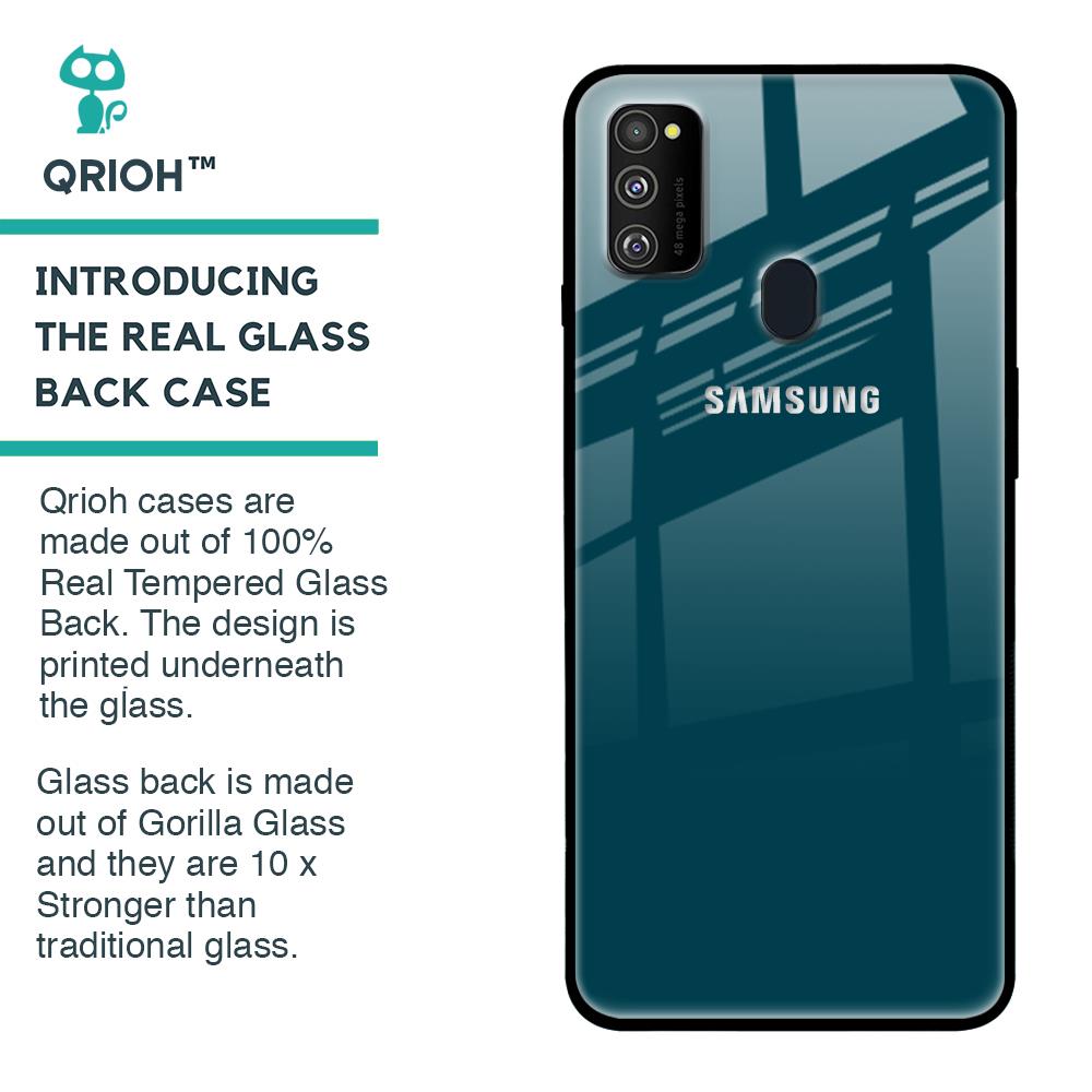 Emerald Glass Case for Samsung Galaxy M30s
