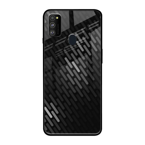 Dark Abstract Pattern Samsung Galaxy M30s Glass Cases & Covers Online