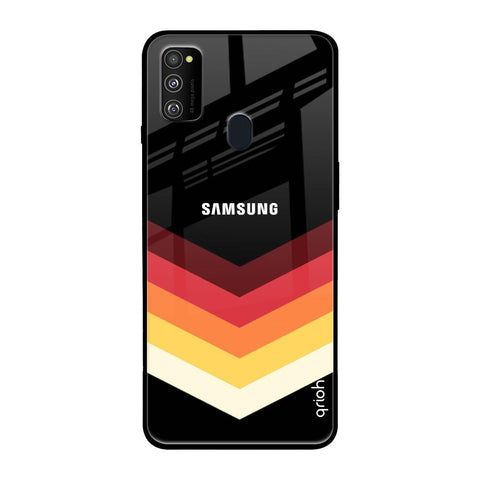 Abstract Arrow Pattern Samsung Galaxy M30s Glass Cases & Covers Online