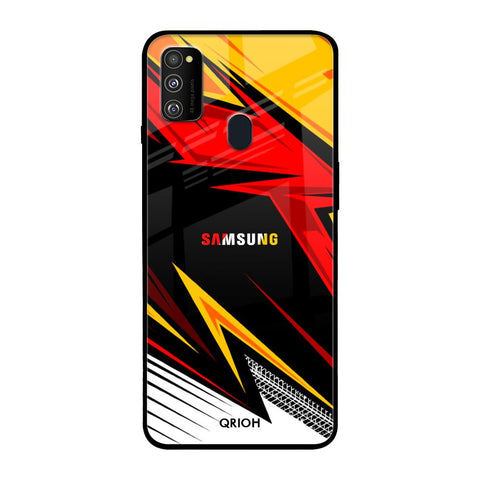 Race Jersey Pattern Samsung Galaxy M30s Glass Cases & Covers Online