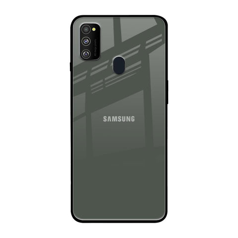 Charcoal Samsung Galaxy M30s Glass Back Cover Online