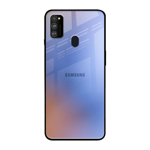 Blue Aura Samsung Galaxy M30s Glass Back Cover Online