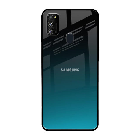 Ultramarine Samsung Galaxy M30s Glass Back Cover Online