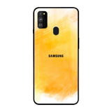 Rustic Orange Samsung Galaxy M30s Glass Back Cover Online