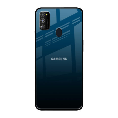 Sailor Blue Samsung Galaxy M30s Glass Back Cover Online