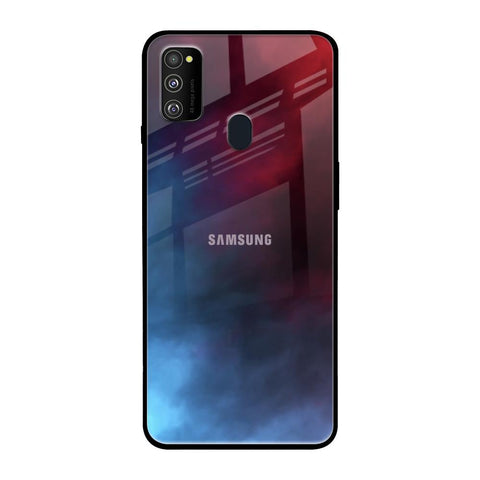 Smokey Watercolor Samsung Galaxy M30s Glass Back Cover Online