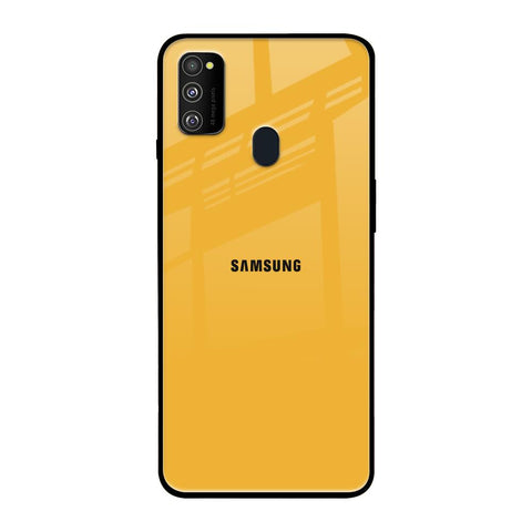Fluorescent Yellow Samsung Galaxy M30s Glass Back Cover Online
