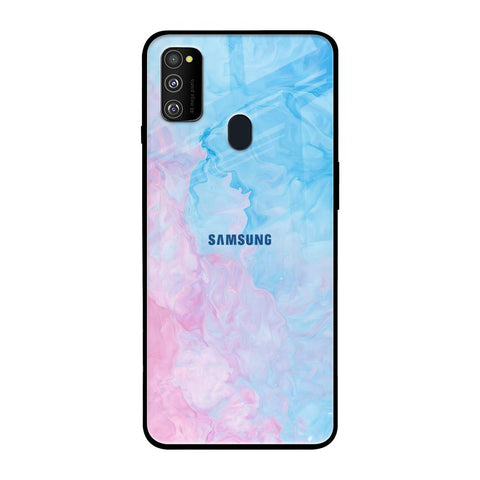 Mixed Watercolor Samsung Galaxy M30s Glass Back Cover Online