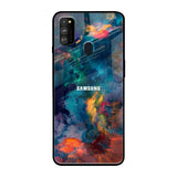 Colored Storm Samsung Galaxy M30s Glass Back Cover Online