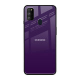 Dark Purple Samsung Galaxy M30s Glass Back Cover Online