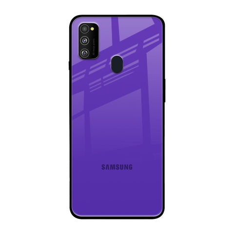 Amethyst Purple Samsung Galaxy M30s Glass Back Cover Online