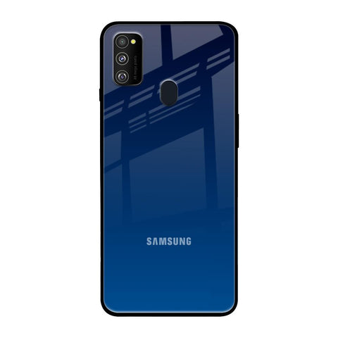 Very Blue Samsung Galaxy M30s Glass Back Cover Online