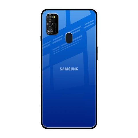 Egyptian Blue Samsung Galaxy M30s Glass Back Cover Online