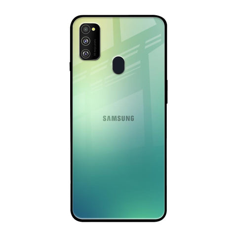 Dusty Green Samsung Galaxy M30s Glass Back Cover Online