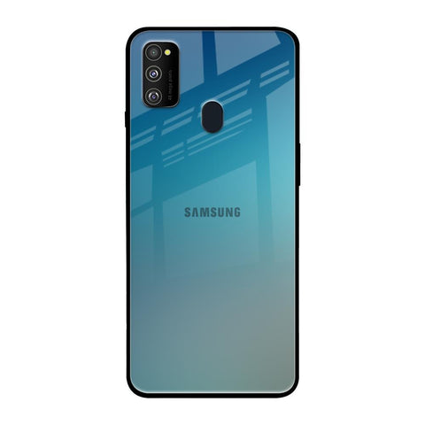 Sea Theme Gradient Samsung Galaxy M30s Glass Back Cover Online