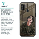 Blind Fold Glass Case for Samsung Galaxy M30s