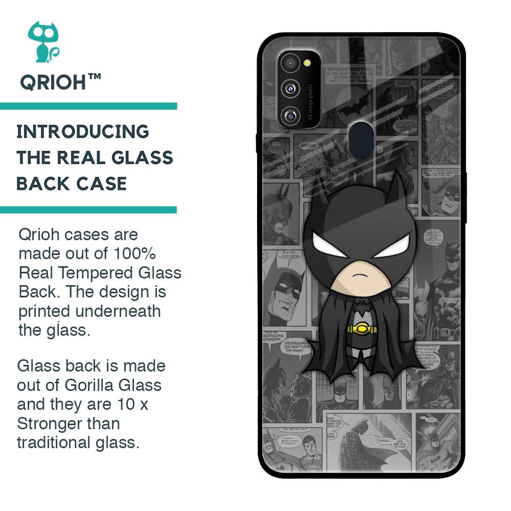 Cartoon Art Glass Case for Samsung Galaxy M30s