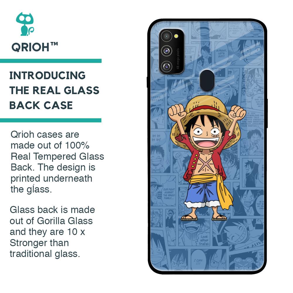 Chubby Anime Glass Case for Samsung Galaxy M30s