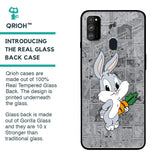 Cute Baby Bunny Glass Case for Samsung Galaxy M30s