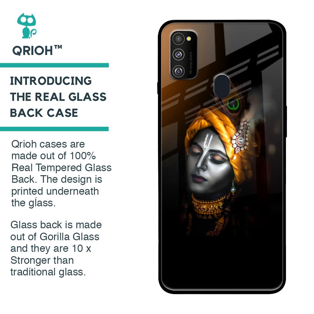 Ombre Krishna Glass Case for Samsung Galaxy M30s
