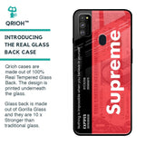 Supreme Ticket Glass Case for Samsung Galaxy M30s