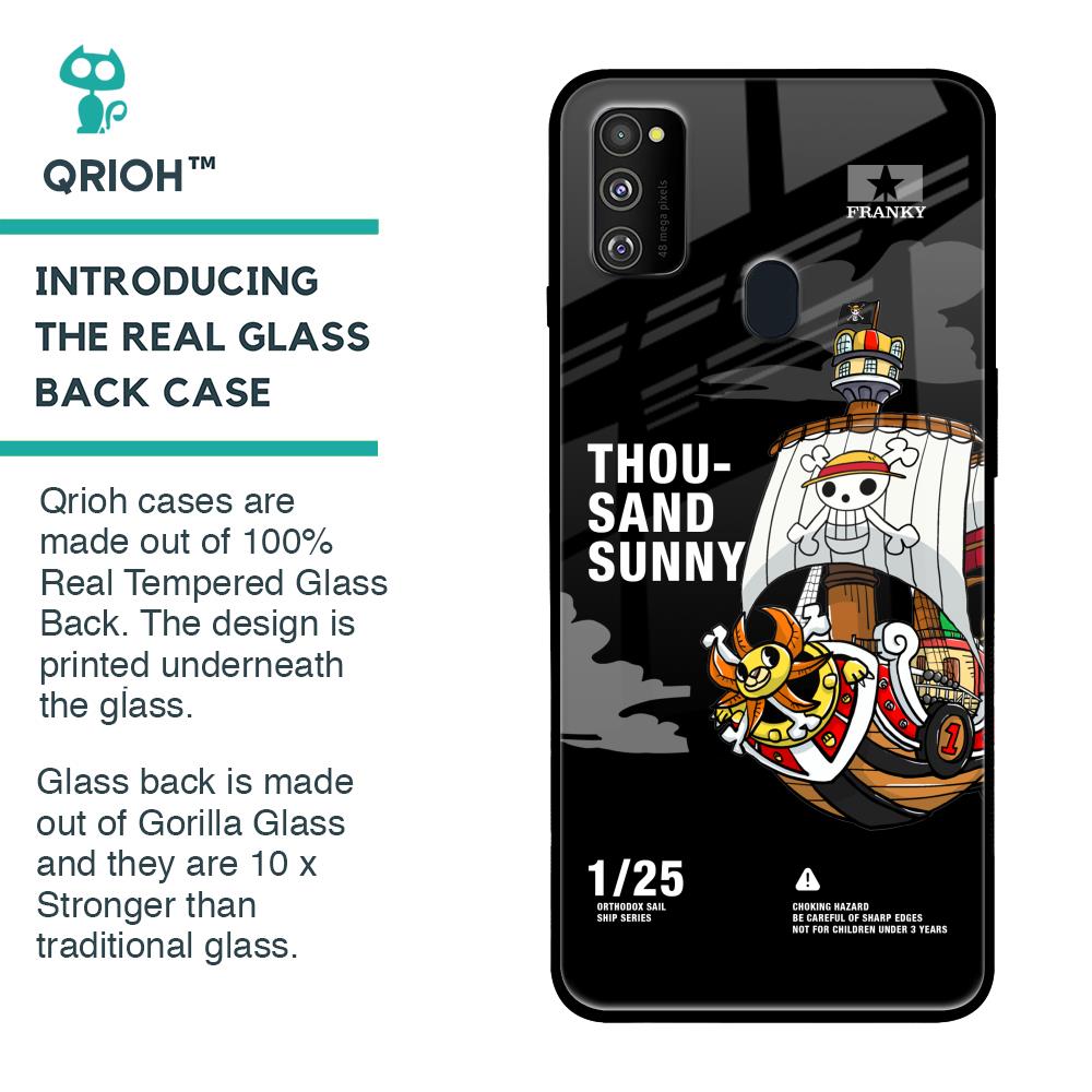 Thousand Sunny Glass Case for Samsung Galaxy M30s