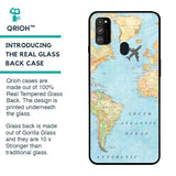Travel Map Glass Case for Samsung Galaxy M30s