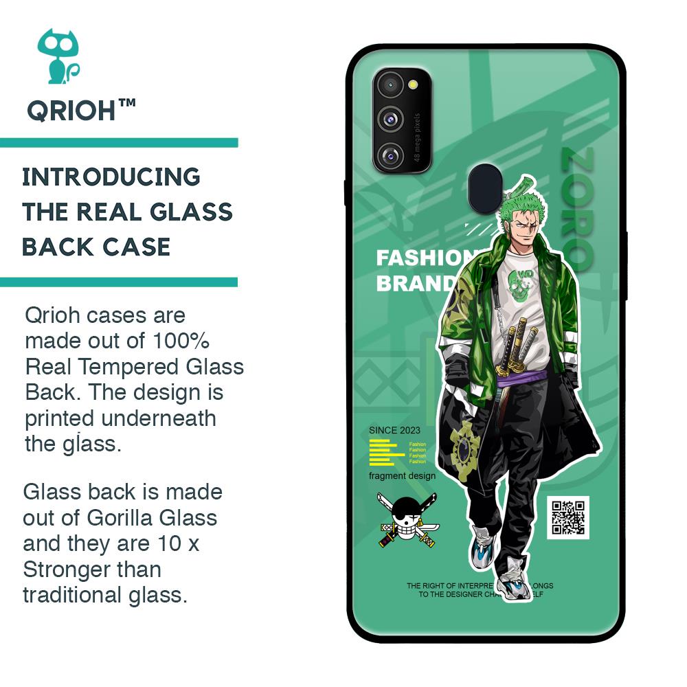 Zoro Bape Glass Case for Samsung Galaxy M30s