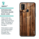 Timber Printed Glass case for Samsung Galaxy M30s