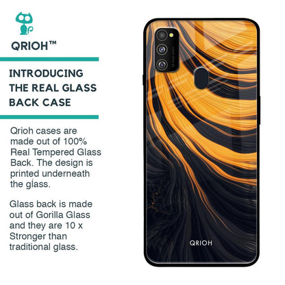 Sunshine Beam Glass Case for Samsung Galaxy M30s