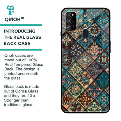 Retro Art Glass case for Samsung Galaxy M30s