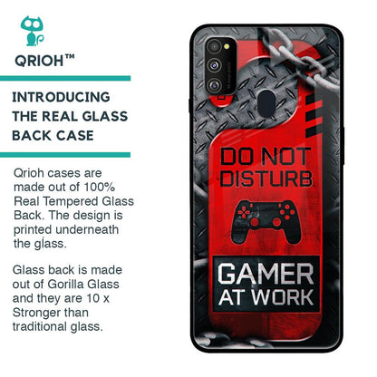 Do No Disturb Glass Case For Samsung Galaxy M30s