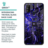 Techno Color Pattern Glass Case For Samsung Galaxy M30s