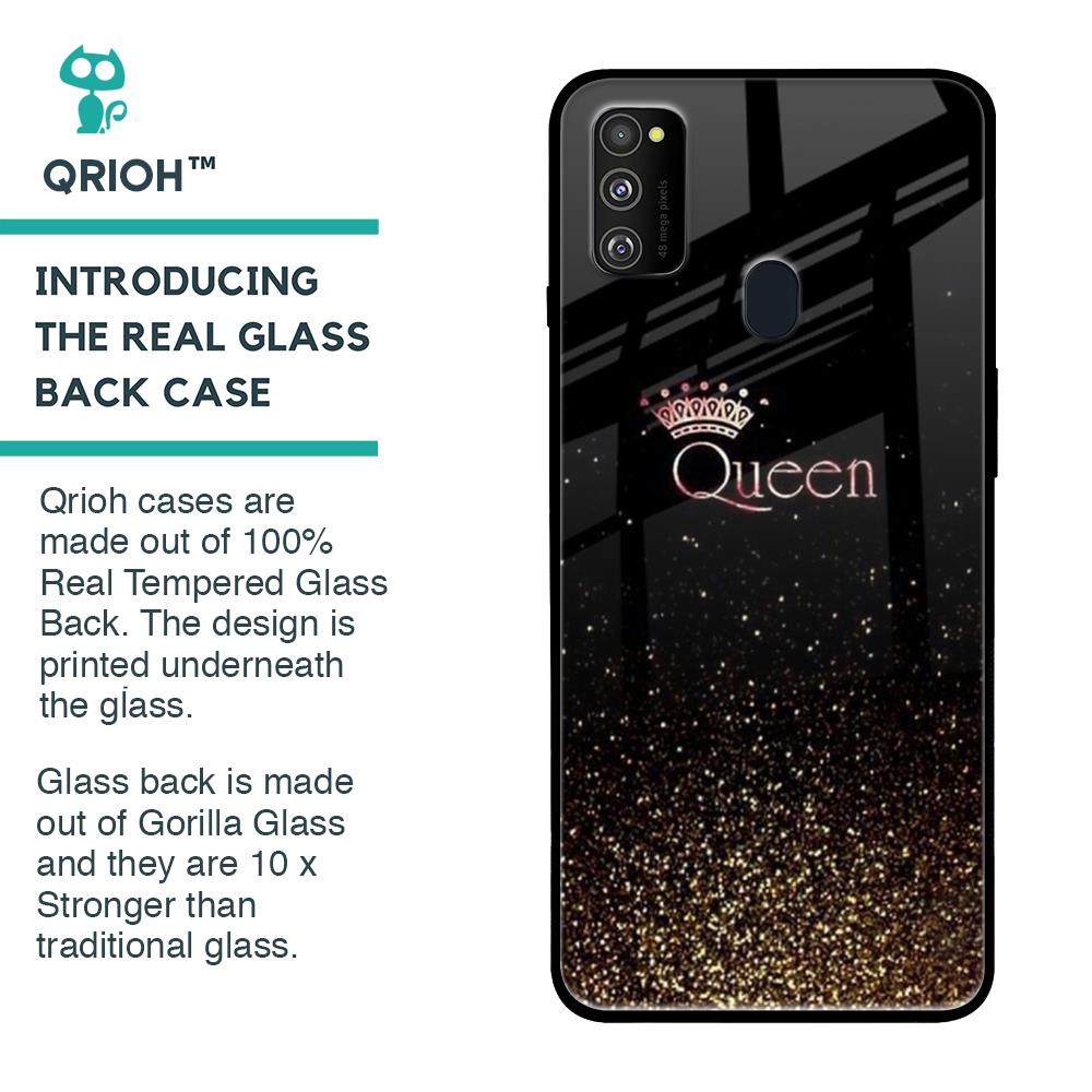 I Am The Queen Glass case for Samsung Galaxy M30s