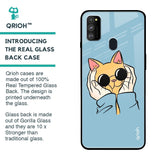 Adorable Cute Kitty Glass Case For Samsung Galaxy M30s