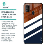 Bold Stripes Glass case for Samsung Galaxy M30s