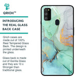 Green Marble Glass case for Samsung Galaxy M30s