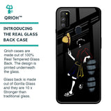 Luffy Line Art Glass Case for Samsung Galaxy M30s